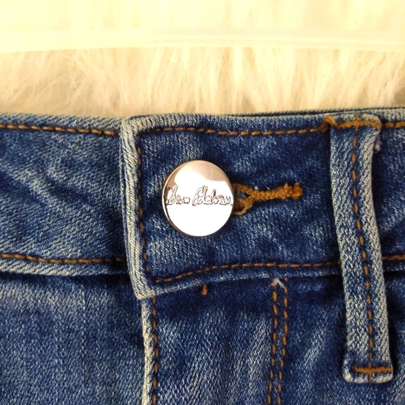 Sam Edelman Denim Mini Jenny Skirt Size 00/24 - Picture 6 of 13